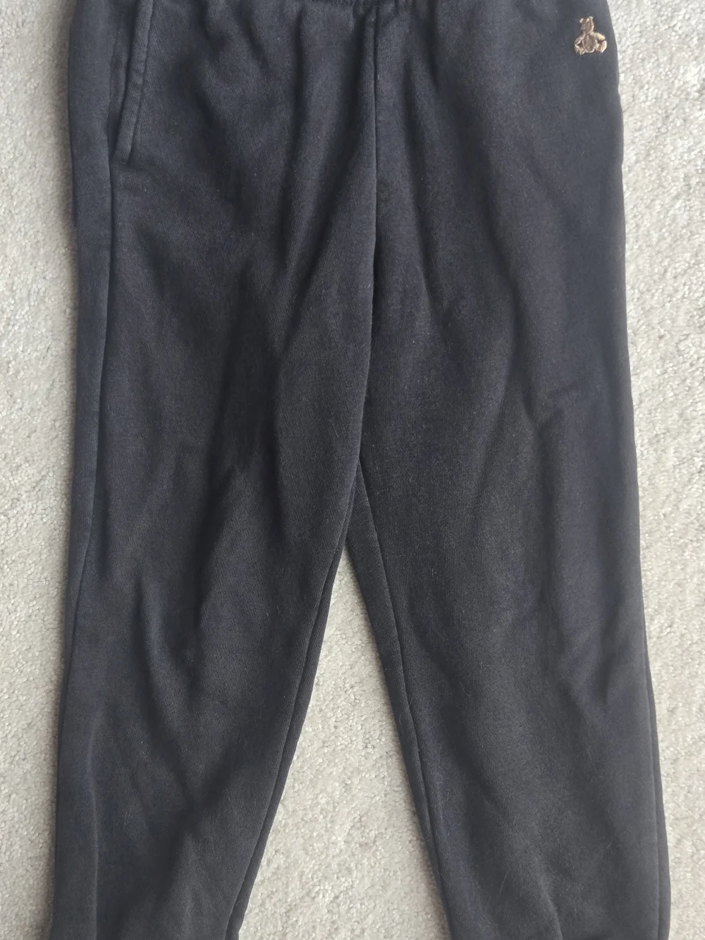 GAP Black Kids Sweatpants with Logo